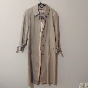 VTG Etienne Aigner Women's Beige Trench Coat Size 12